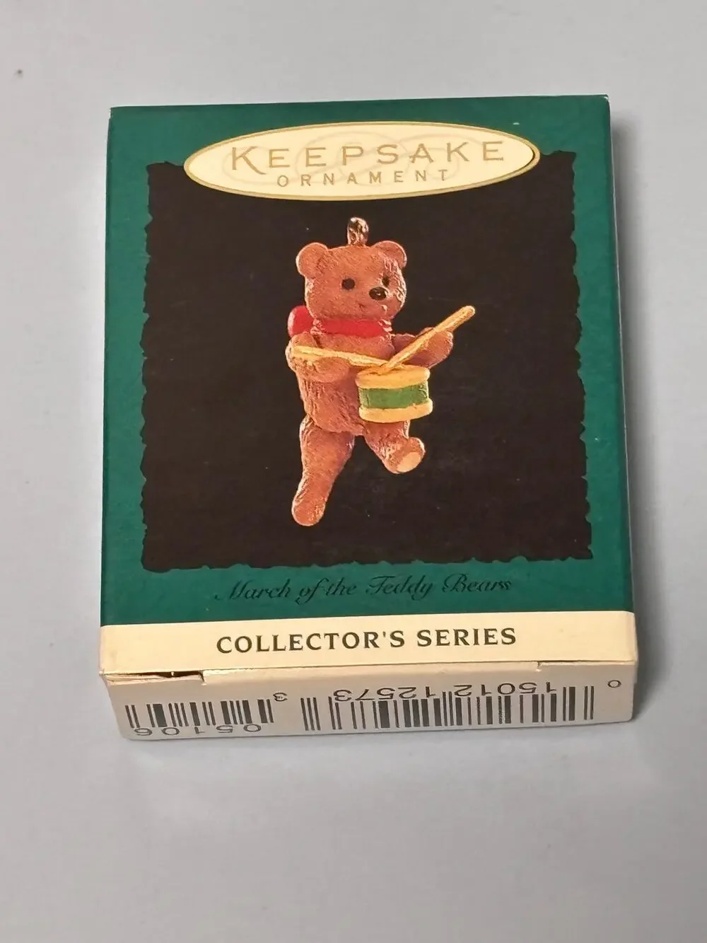 Hallmark Keepsake Ornament March Of The Teddy Bears #2 Christmas Holiday Drummer
